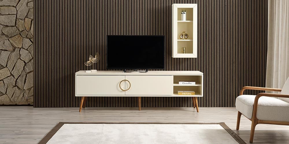 M75 Mermer TV Ünitesi