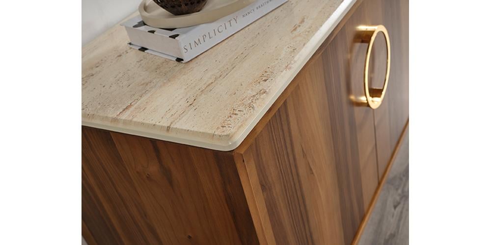 M76 Aynalı Mermer Konsol