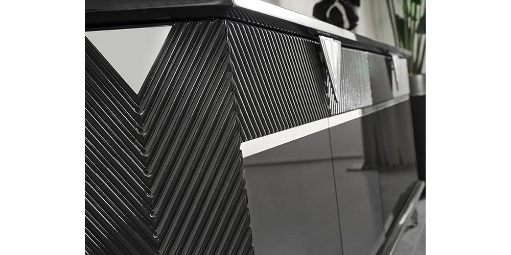 Madrid Gümüş Ayaklı Aynalı Konsol