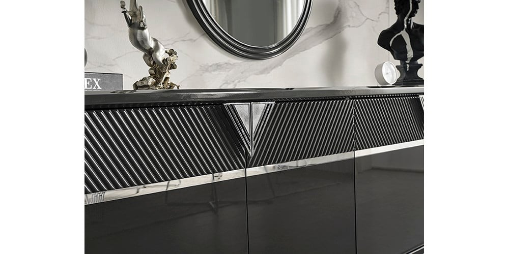 Madrid Gümüş Ayaklı Yemek Odası