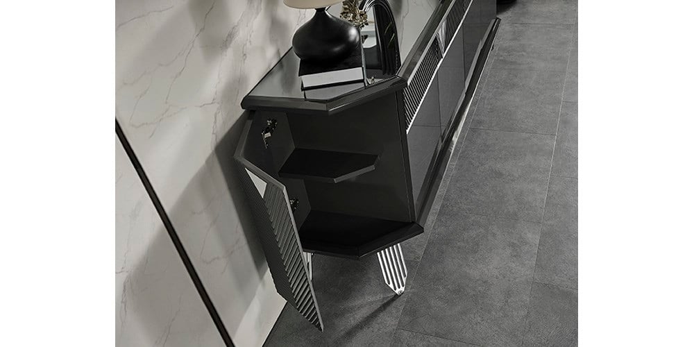 Madrid Gümüş Ayaklı Yemek Odası