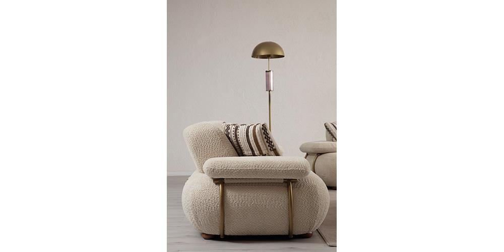 Madrid Sehpalı Üçlü Koltuk