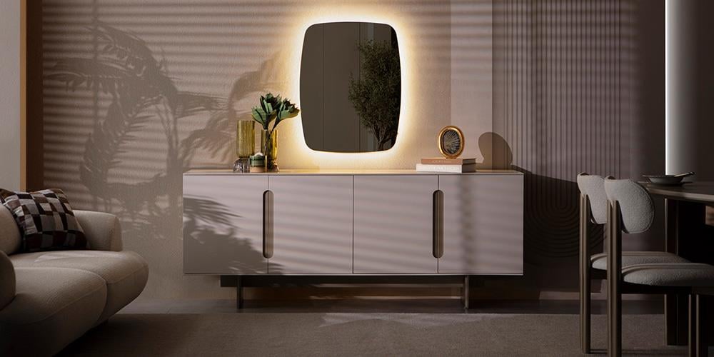 Maldiv Aynalı Konsol