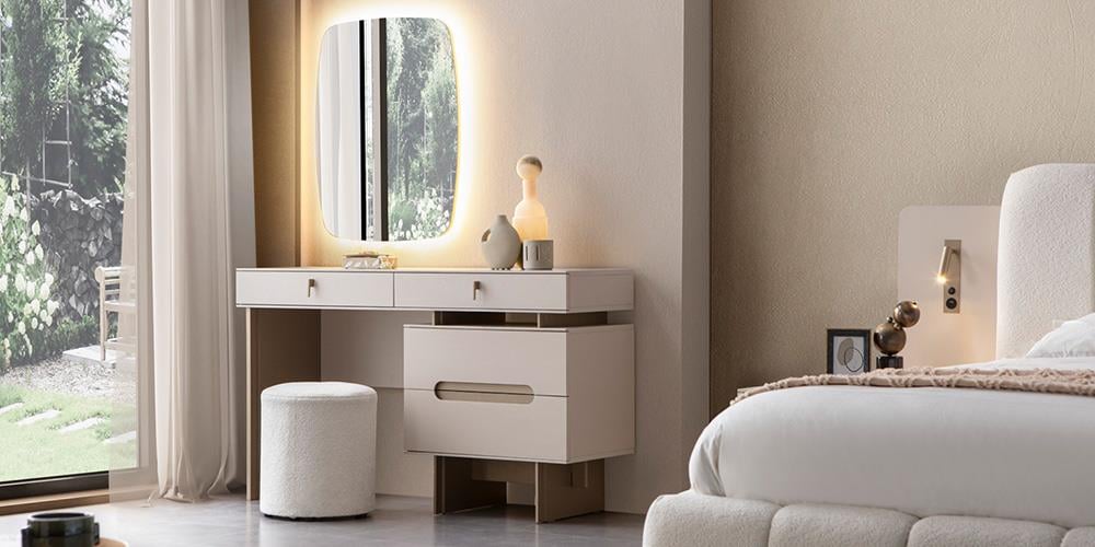 Maldiv Aynalı Şifonyer