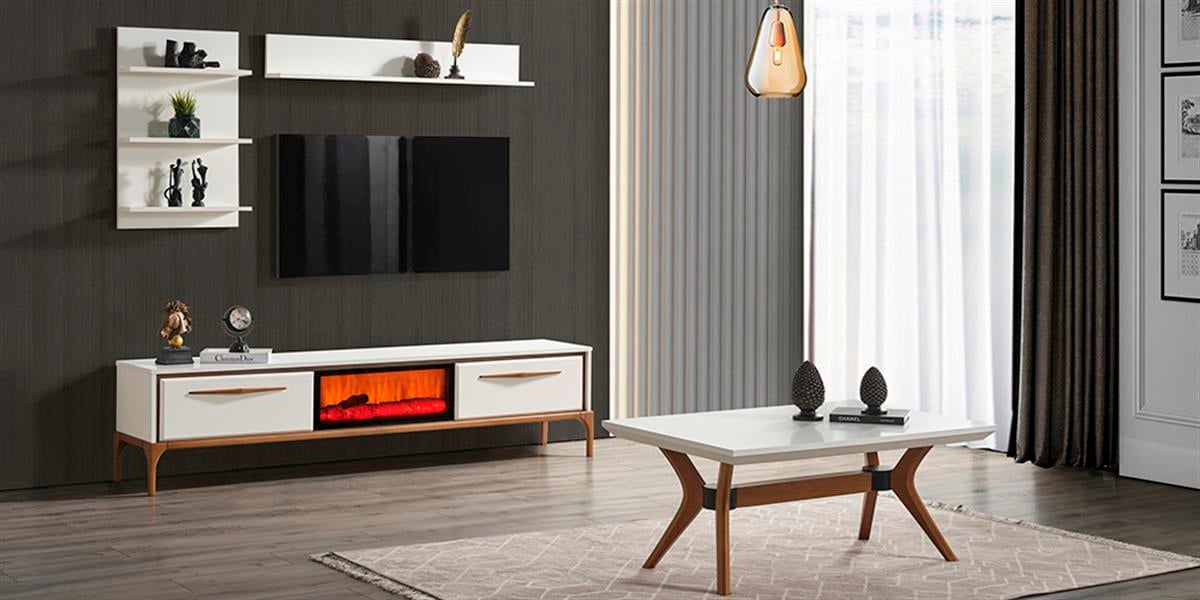 Masal Şömineli TV Ünitesi