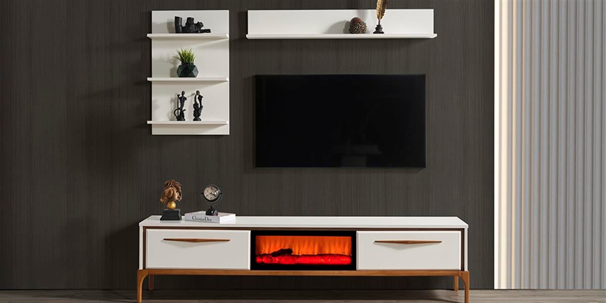 Masal Şömineli TV Ünitesi