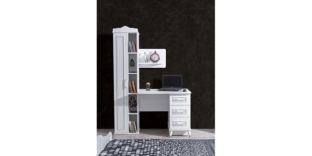 Miray Beyaz Kapaklı Genç Odası