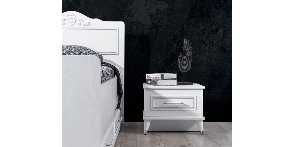 Miray Beyaz Kapaklı Genç Odası