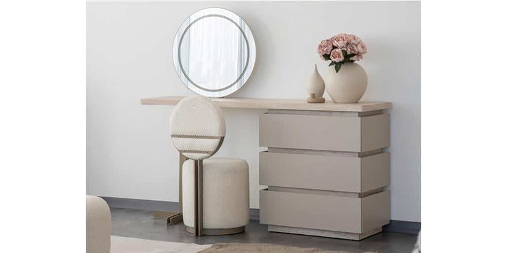 Mocha Aynalı Şifonyer