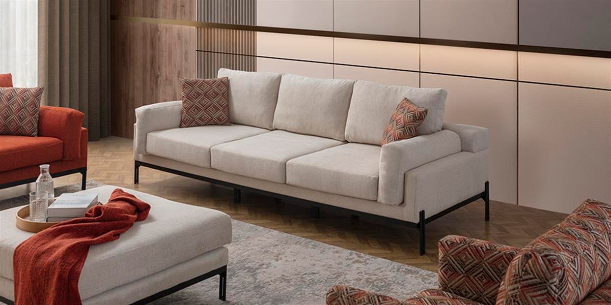 Mono Rahat Üçlü Koltuk