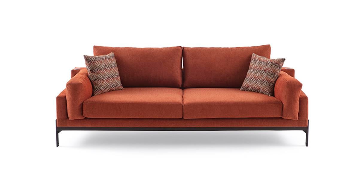 Mono Yataklı USB'li Üçlü Koltuk