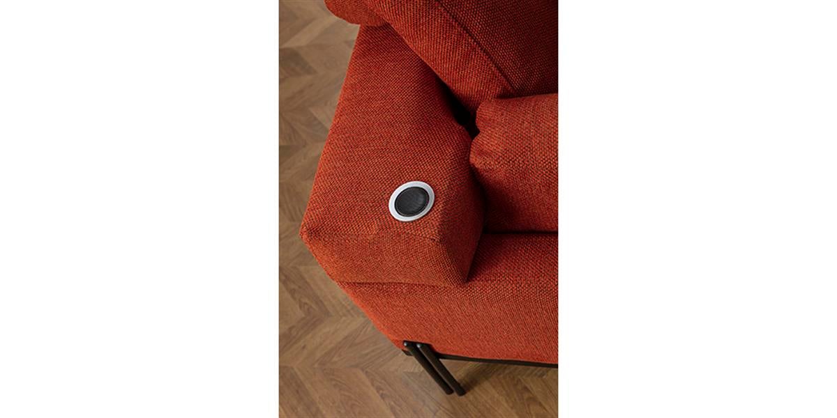 Mono Yataklı USB'li Üçlü Koltuk