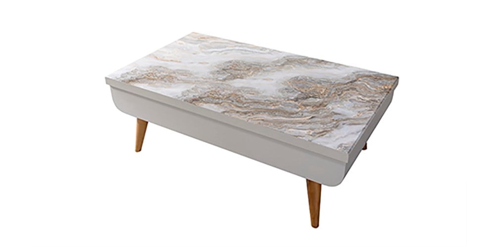 MT112 Mermer Açılan Orta Sehpa