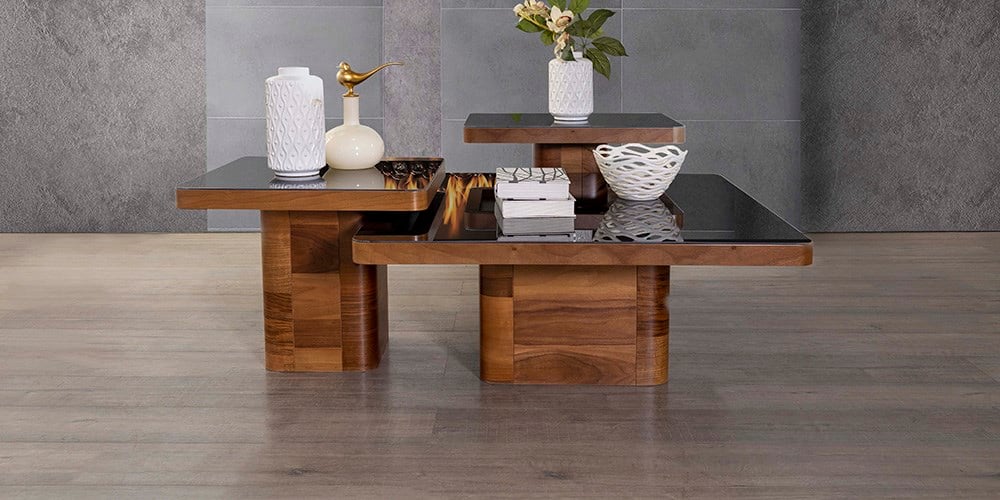 MT50 Camlı Orta Sehpa