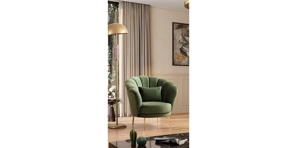 Natura Gold Ayaklı Tekli Koltuk