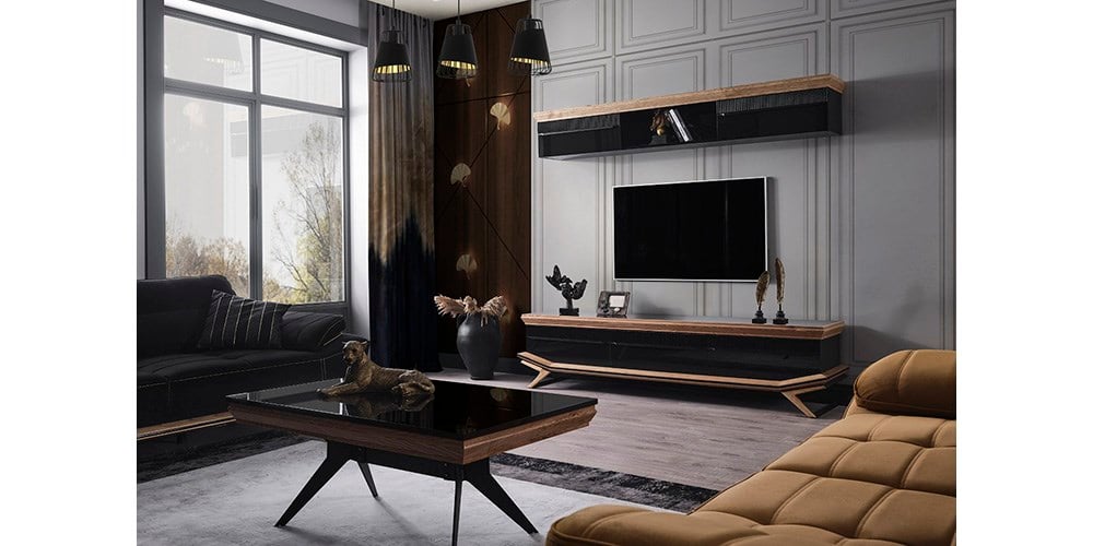 Okyanus Ahşap TV Ünitesi