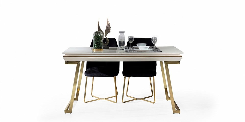 Palermo Gold Ayaklı Yemek Odası