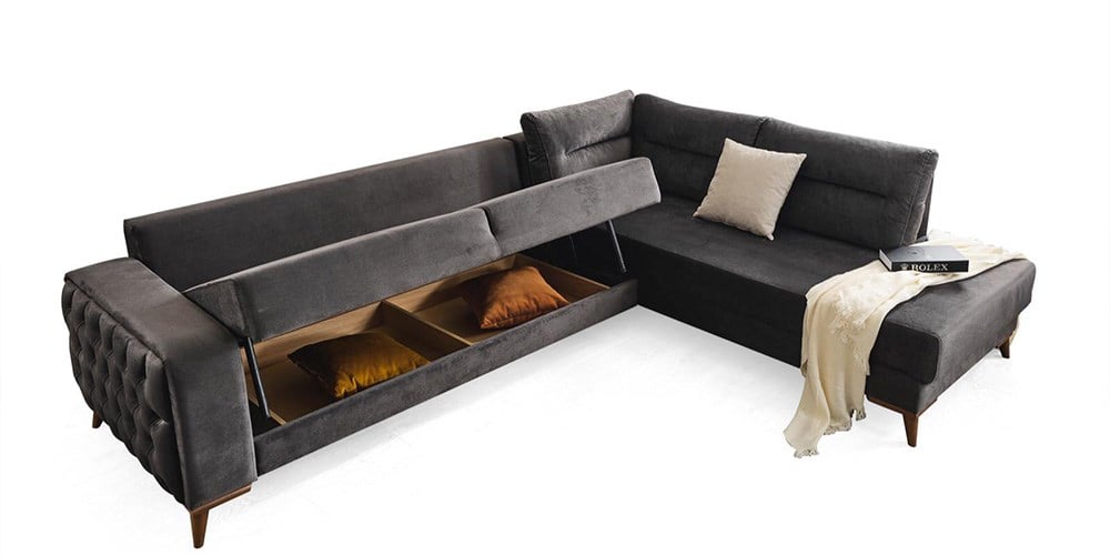 Paris Sandıklı Köşe Koltuk