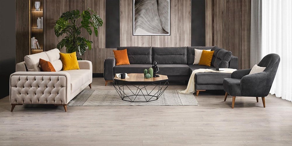 Paris Sandıklı Köşe Koltuk