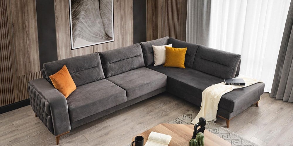 Paris Sandıklı Köşe Koltuk