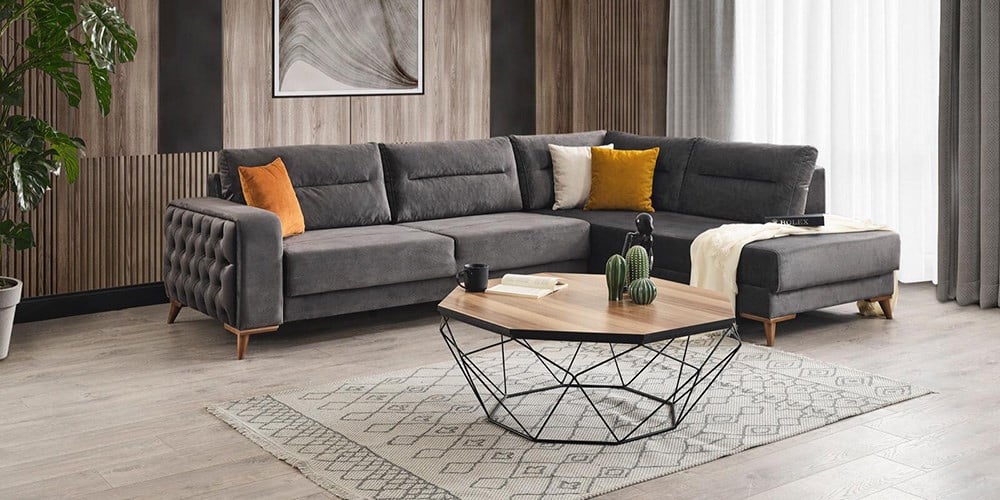 Paris Sandıklı Köşe Koltuk