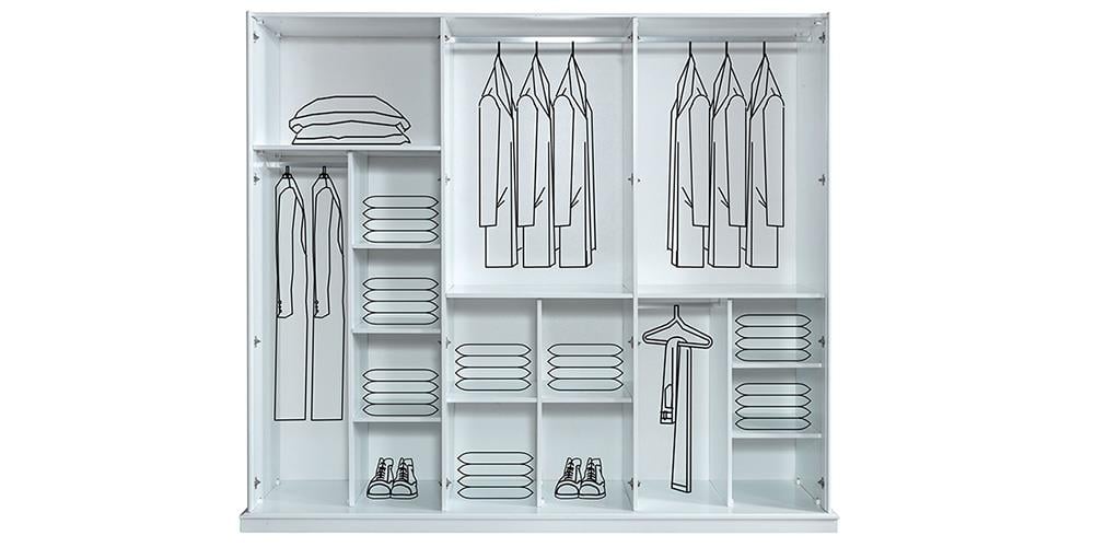 Pelin Beyaz Kapaklı Dolap