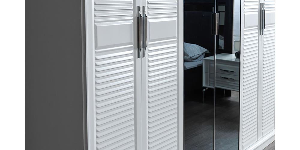 Pelin Beyaz Kapaklı Dolap