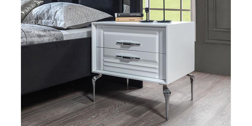 Pelin Gümüş Ayak Komodin