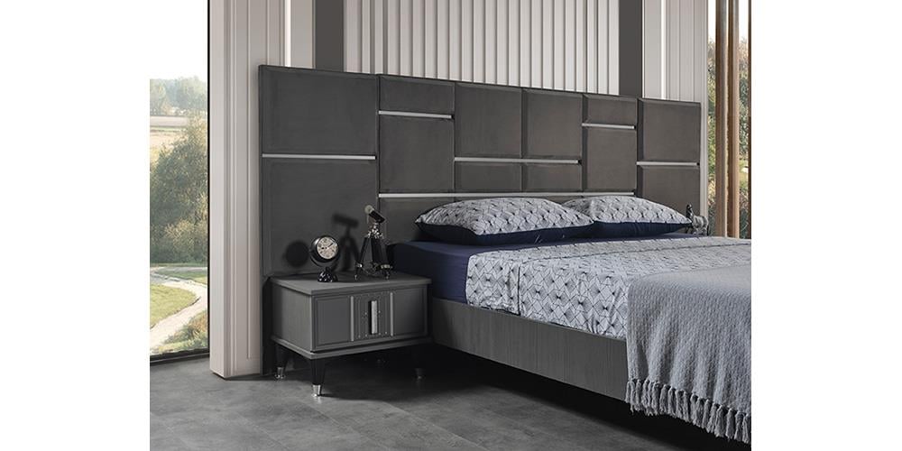 Pırlanta Antrasit  Karyola