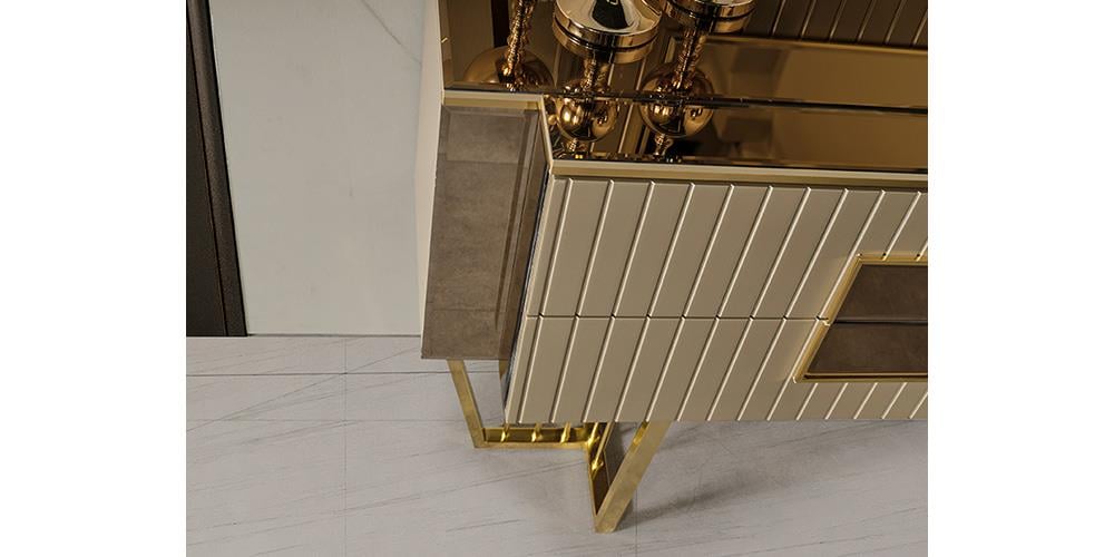 Premier Karamel Aynalı Şifonyer