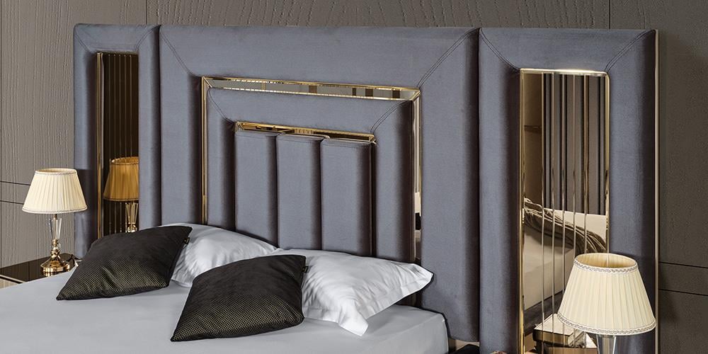 Premier Karamel Bazalı Karyola