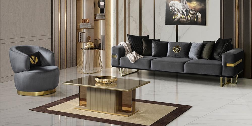 Premier Karamel Koltuk Takımı