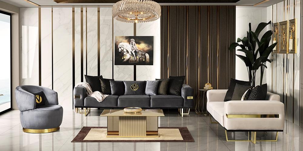 Premier Karamel Koltuk Takımı