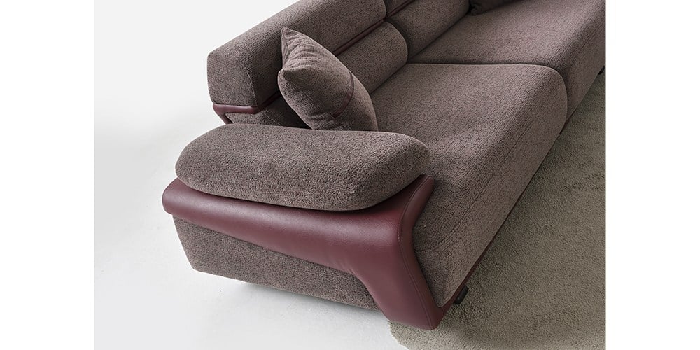 Puma Bordo Üçlü Koltuk