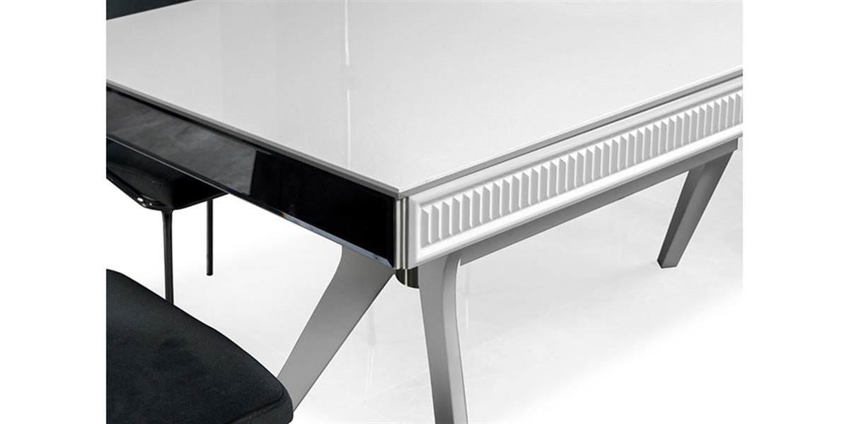 Riva Sis Gri Yemek Odası