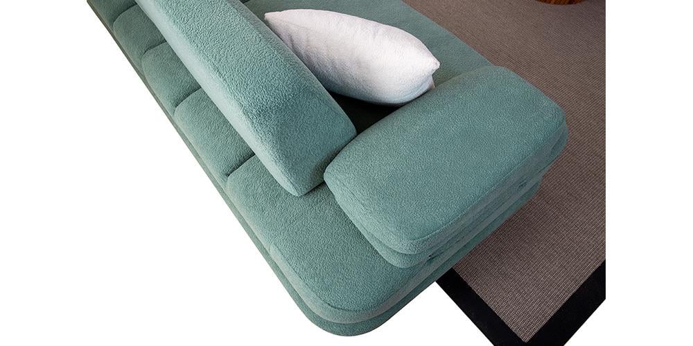 Roma Yeşil Üçlü Koltuk