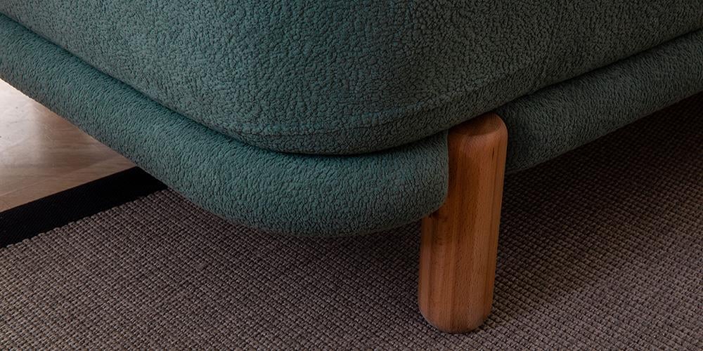 Roma Yeşil Üçlü Koltuk