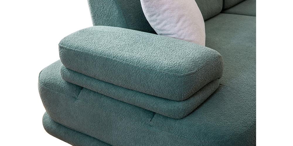 Roma Yeşil Üçlü Koltuk