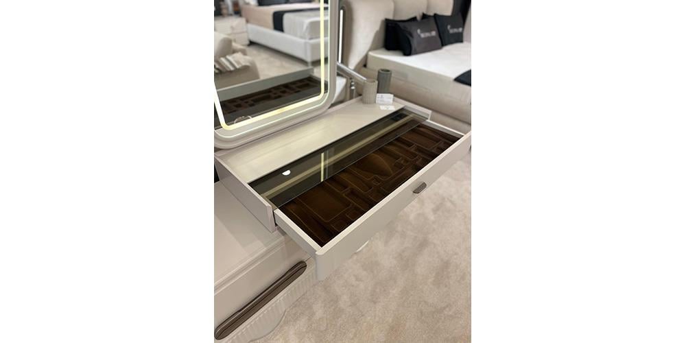 Rose Aynalı Şifonyer