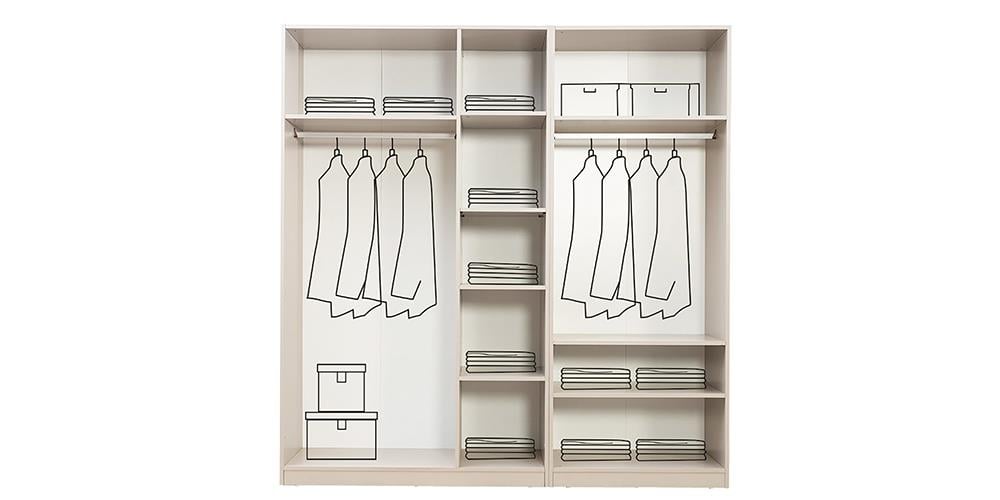 Royal 5 Kapaklı Dolap