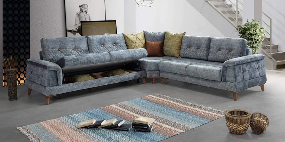 Royal Yataklı Sandıklı Köşe Koltuk