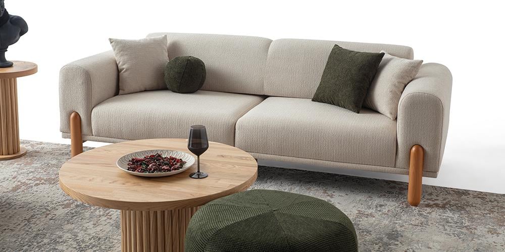 Rubby Yataklı Üçlü Koltuk