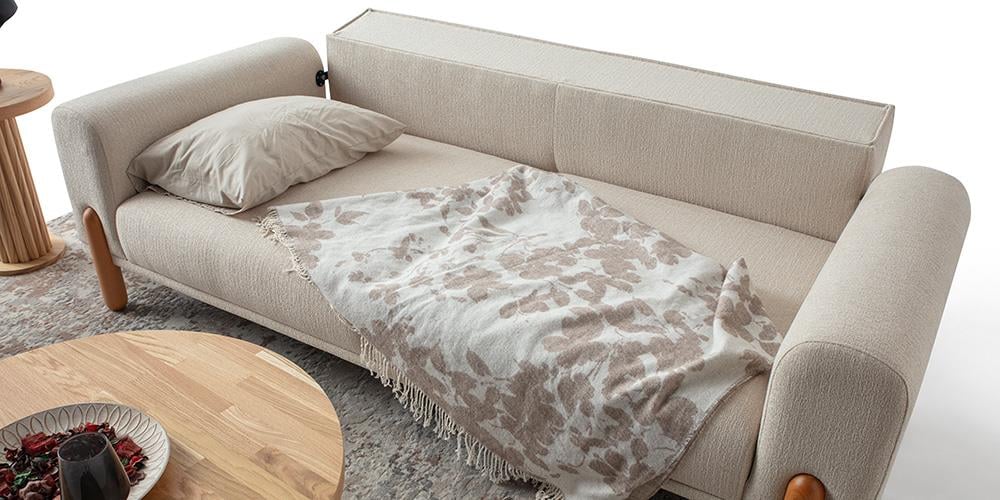 Rubby Yataklı Üçlü Koltuk