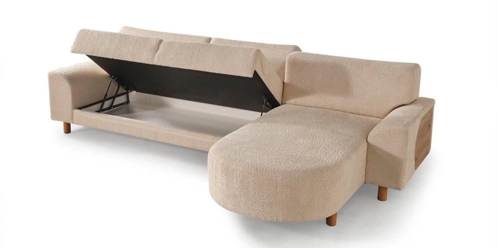 Safir Sandıklı Dinlenmeli Köşe Koltuk