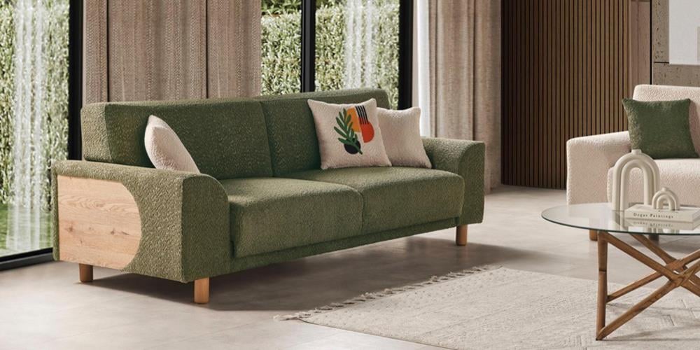 Safir Yataklı Sandıklı Üçlü Koltuk