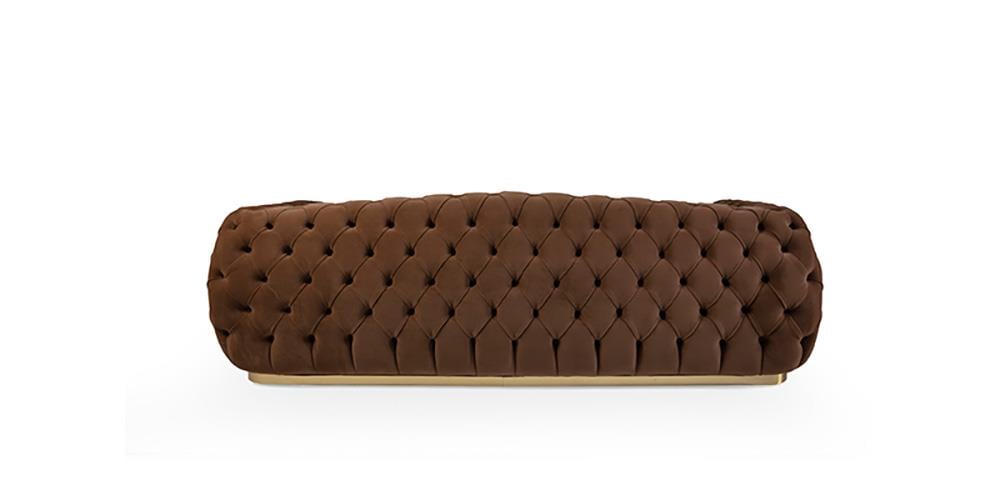 Segaza Luxury Düğmeli Üçlü Koltuk