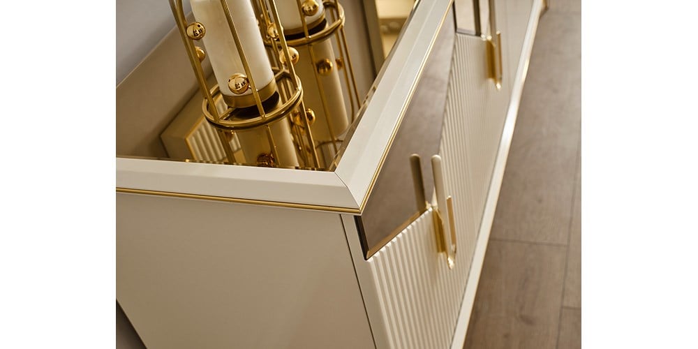 Side Gold Ayaklı Yemek Odası