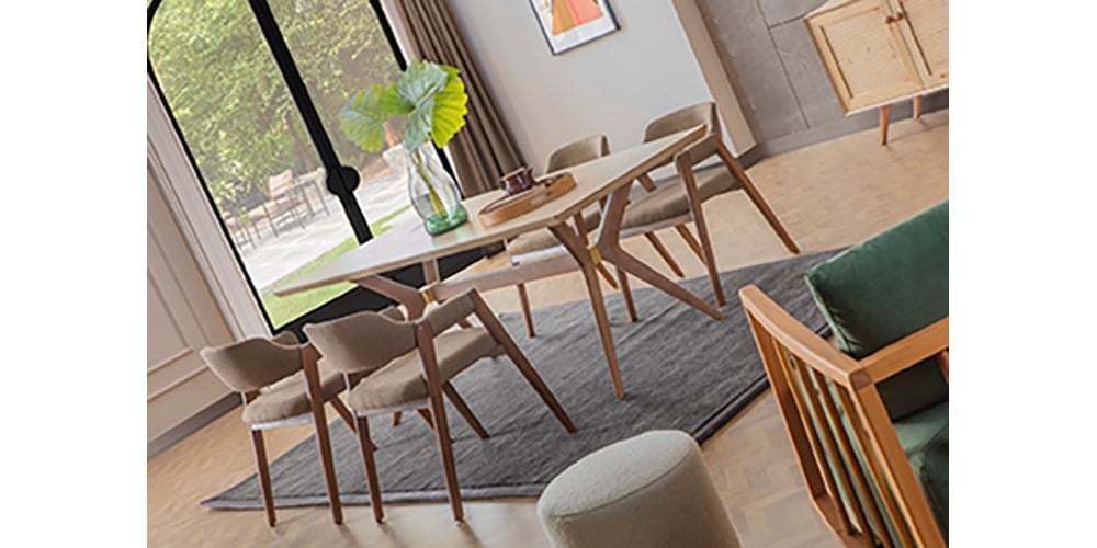 Valeria Ağaç Yemek Odası