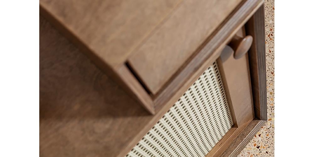 Valeria Aynalı Ceviz Şifonyer