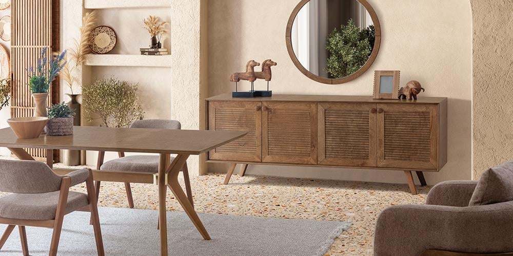 Valeria Ceviz Yemek Odası